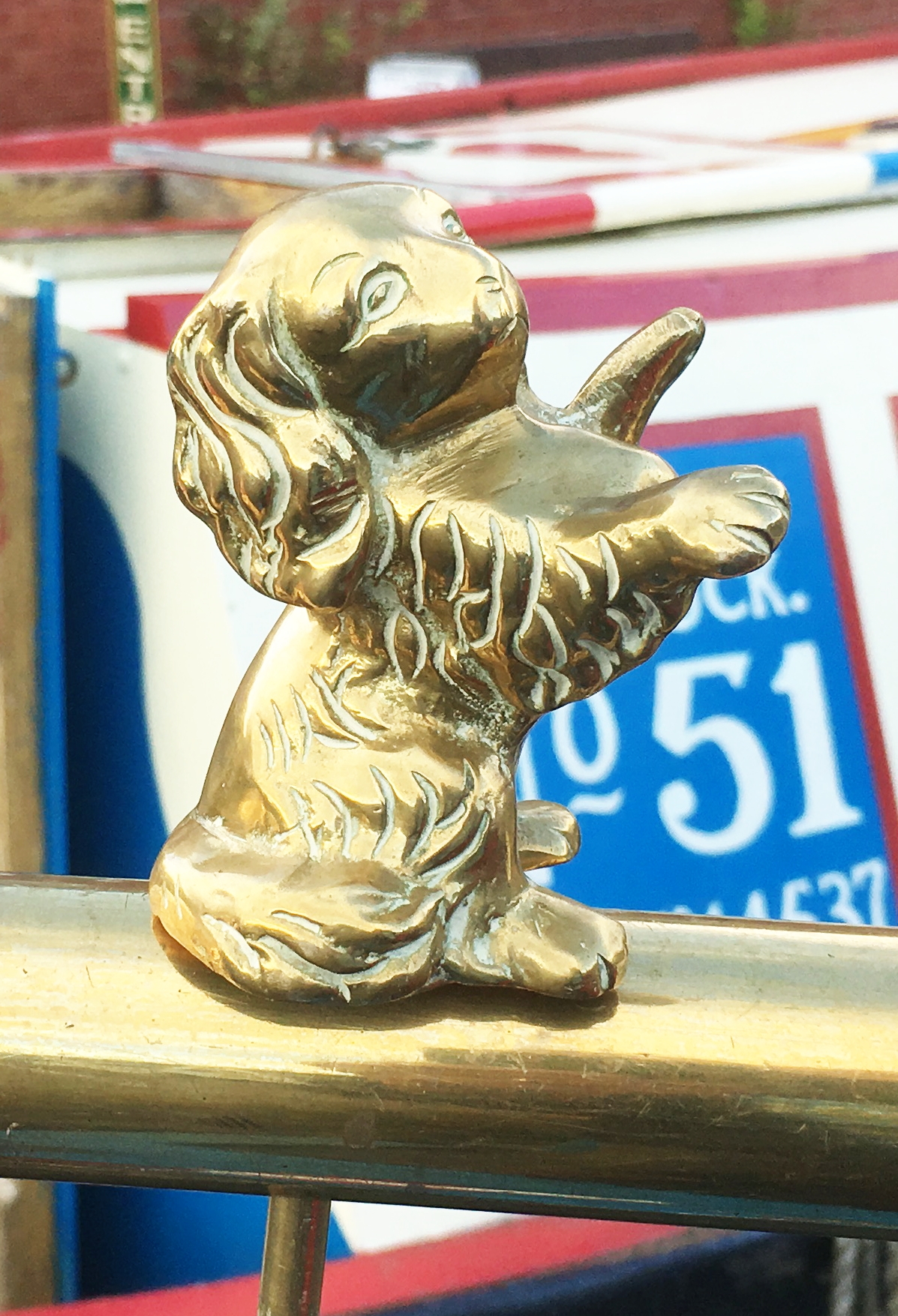 Spaniel Puppy Tiller Pin (image for) Spaniel Puppy Tiller Pin